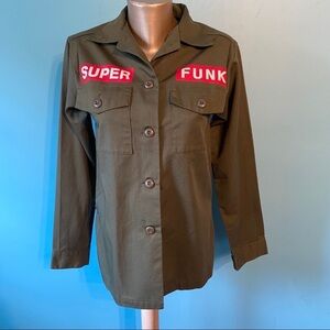 Super funk military‎ style  shirt/jacket